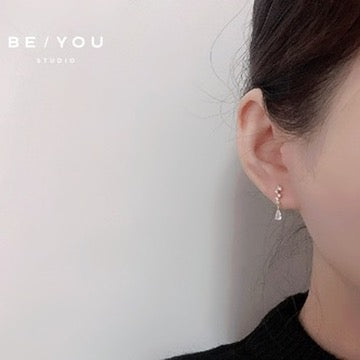 Crystal Meteor Drop Earrings