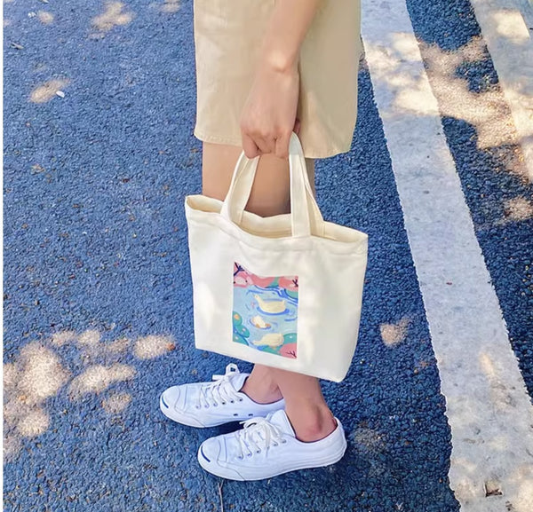 Double-Sided Duckling in the Pond Tote