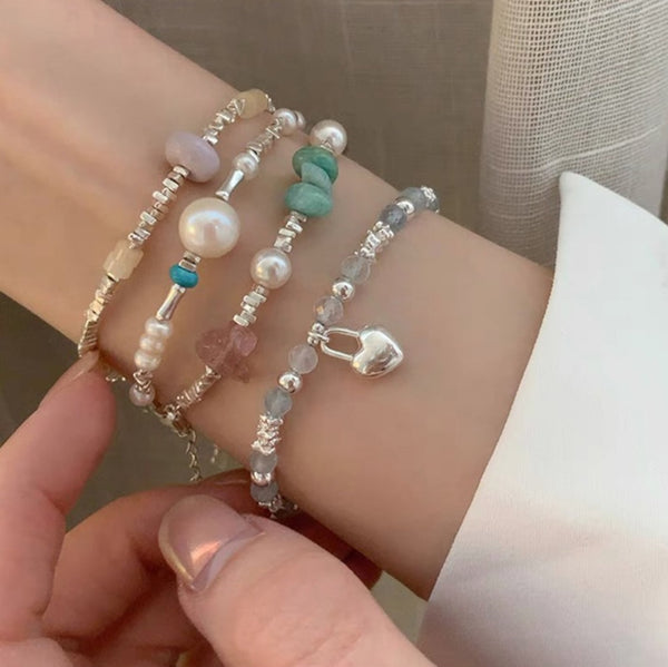 Dainty Stone Bracelets