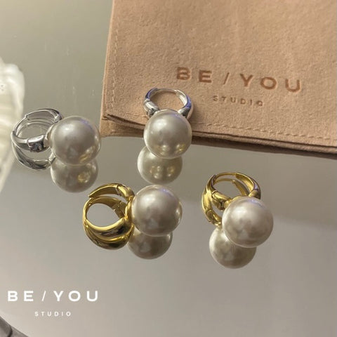 French Vintage Pearl Earrings
