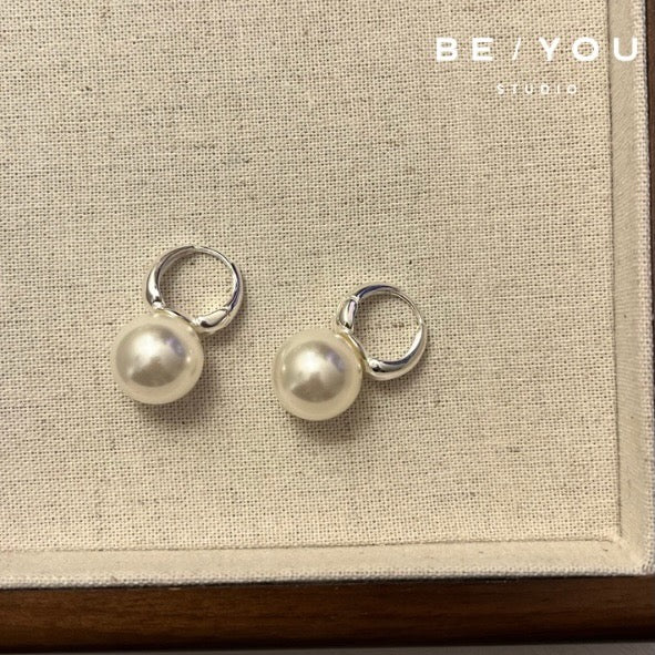 French Vintage Pearl Earrings