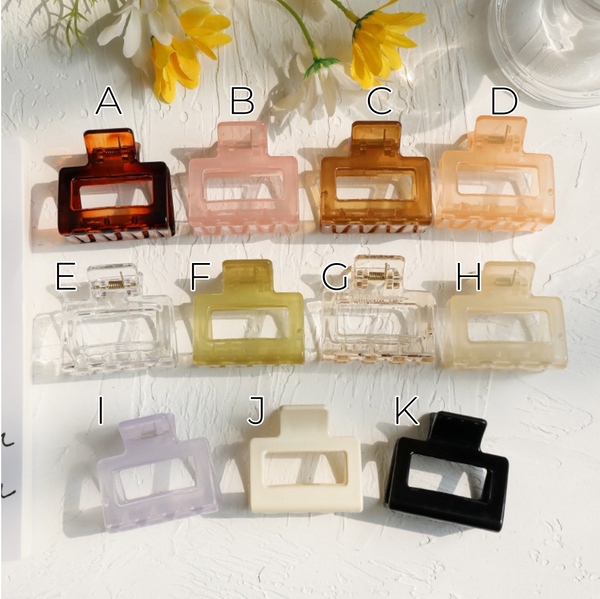 Medium rectangular Hair Claw