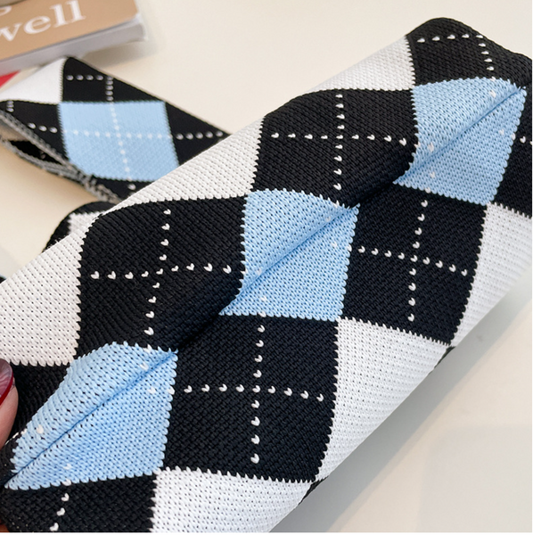Sweater Print Knit Tote