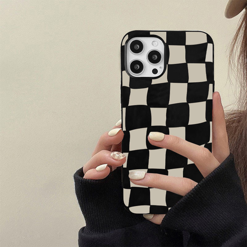 B&W Checker iPhone Case