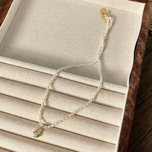 Aurora Freshwater Rice Pearl Necklace