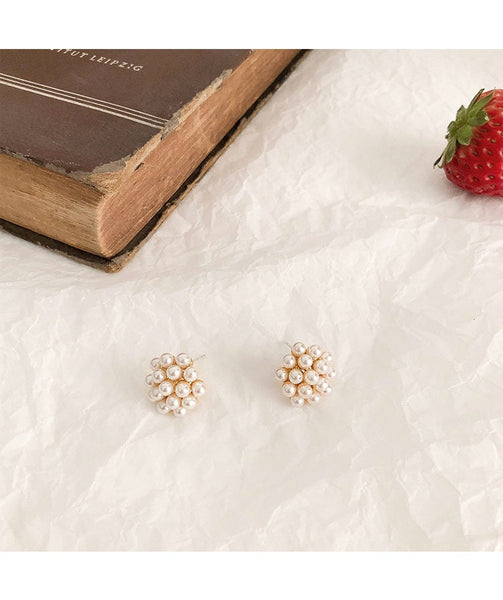 Pearl Stud Earrings