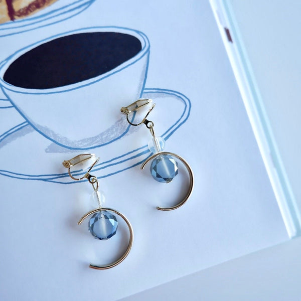 Non-Piercing Celestial Clip on Earrings