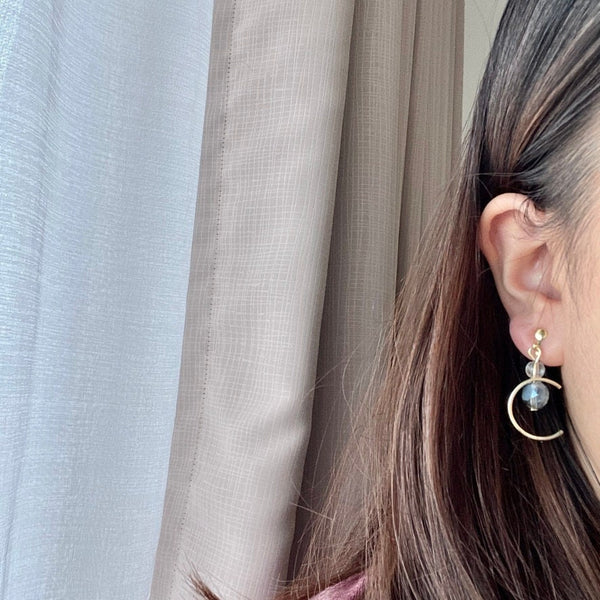 Non-Piercing Celestial Clip on Earrings