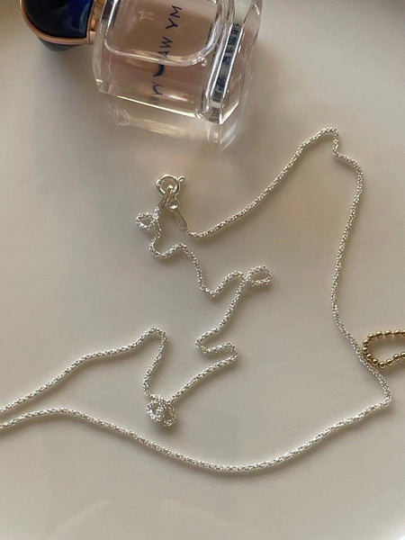 Simple and Chic Snow Necklace