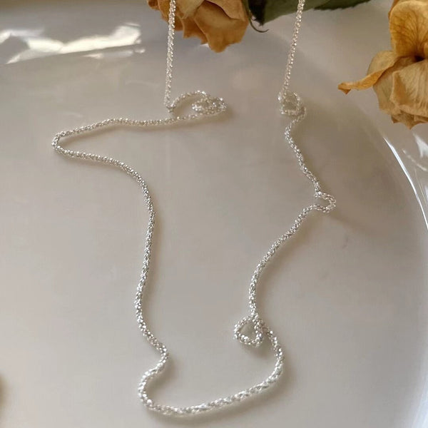 Simple and Chic Snow Necklace