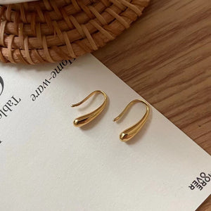 Water Drop Silver Dainty Earrings