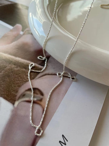 Simple and Chic Snow Necklace