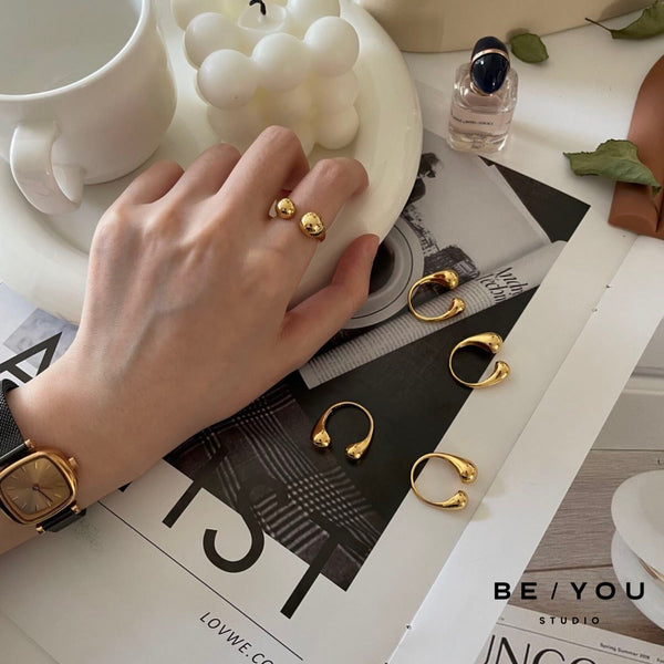 Gold Opening Statement Ring